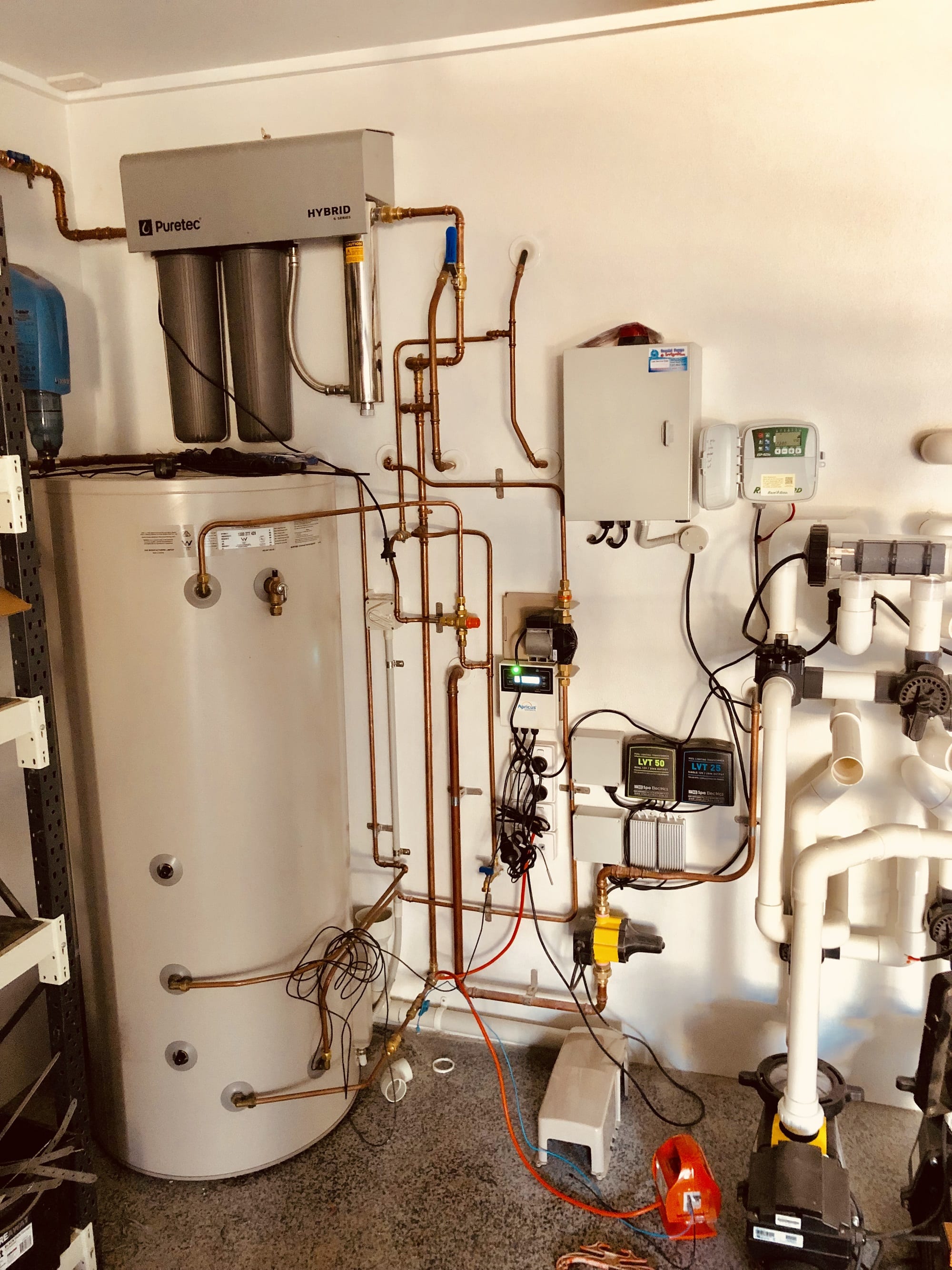 A home's hot water system after a real estate plumbing maintenance service in Tweed Heads